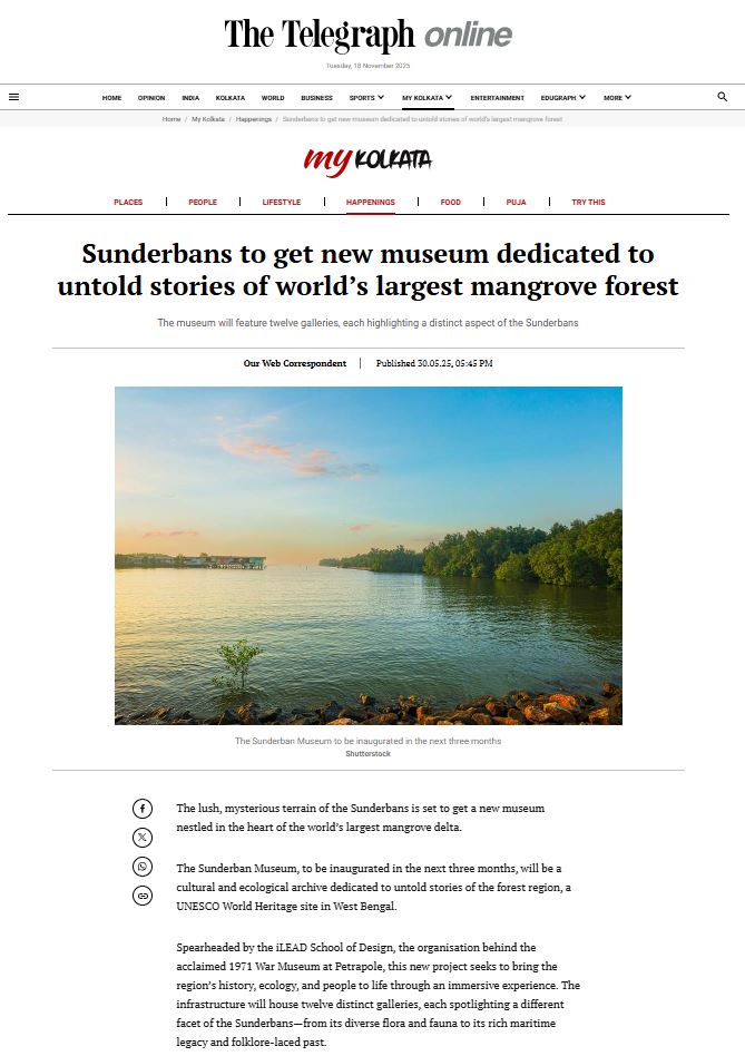 Sunderbans to get new museum dedicated to untold stories of world’s largest mangrove forest