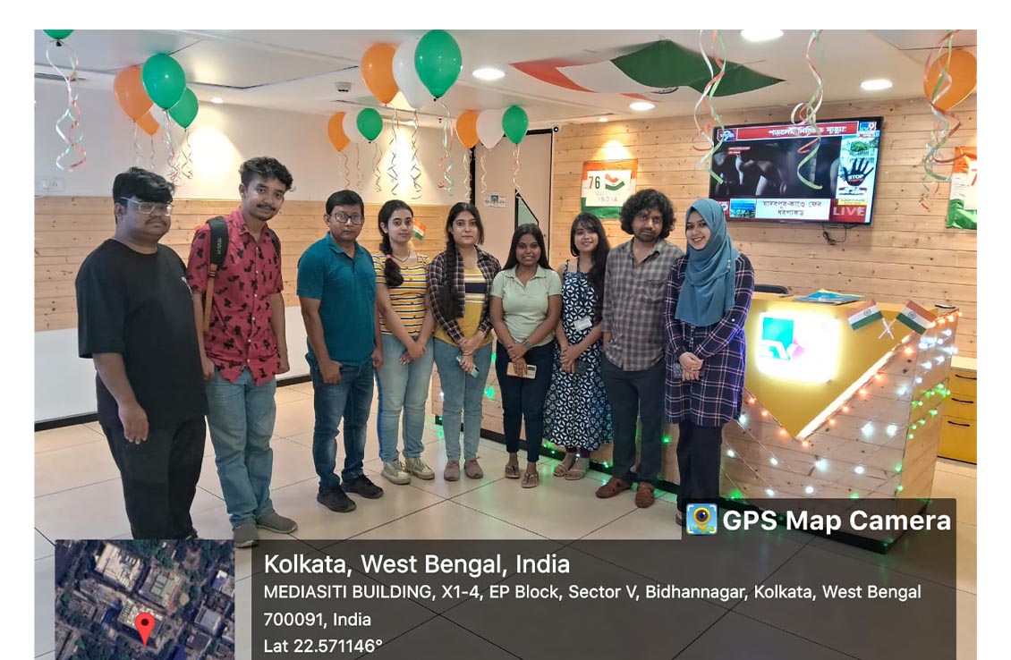 Visit to TV9 Bangla by the iLEAD School of Creativity