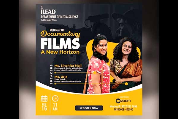 Webinar on Documentary Films A New Horizon
